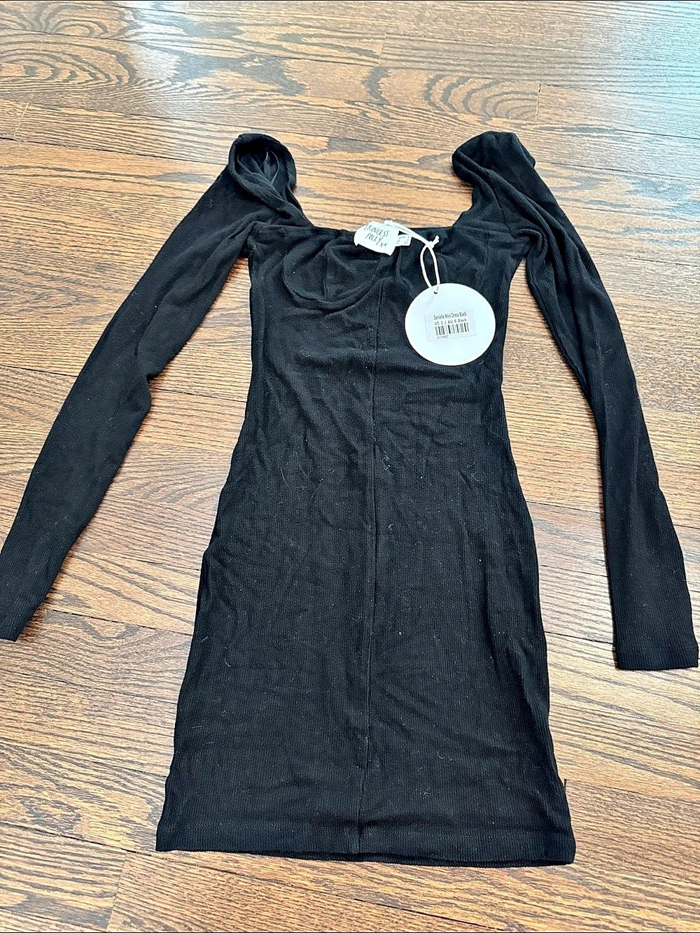 Princess Polly Denielle Long Sleeve Mini Dress Black